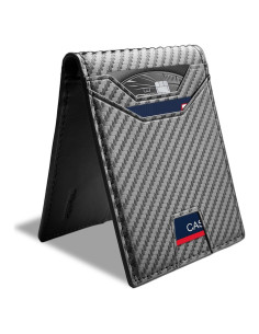 Cartera Slim RFID para Hombres Synthra Ultra Bifold Negra