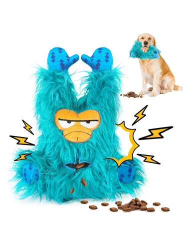 Juguete Interactivo para Perros QFCST Monstruo Verde 24.89x9.88cm