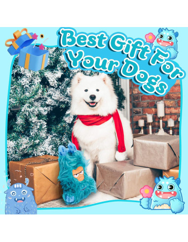 Juguete Interactivo para Perros QFCST Monstruo Verde 24.89x9.88cm