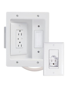 Kit de Alimentación para TV en Pared Legrand CPT306WV1 - 1.83m