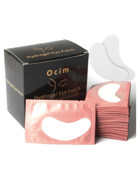 Almohadillas de Gel para Ojos Ocim 100 Pares Hidrogel 100% Natural