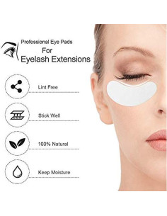 Almohadillas de Gel para Ojos Ocim 100 Pares Hidrogel 100% Natural 2