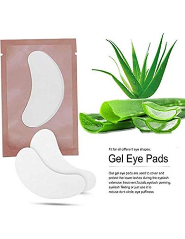 Almohadillas de Gel para Ojos Ocim 100 Pares Hidrogel 100% Natural