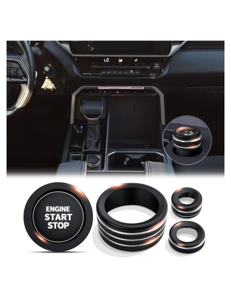 Cubiertas de Perilla Polodunn para Toyota Tundra y Sequoia 2022-2025