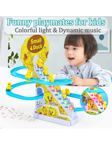 Juguete de Escaleras Eléctricas Patos JOYGETIN, 9 Patitos