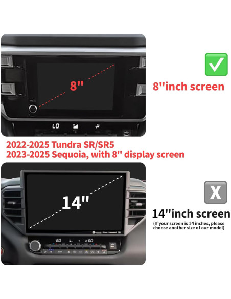 Cubiertas de Perilla Polodunn para Toyota Tundra y Sequoia 2022-2025