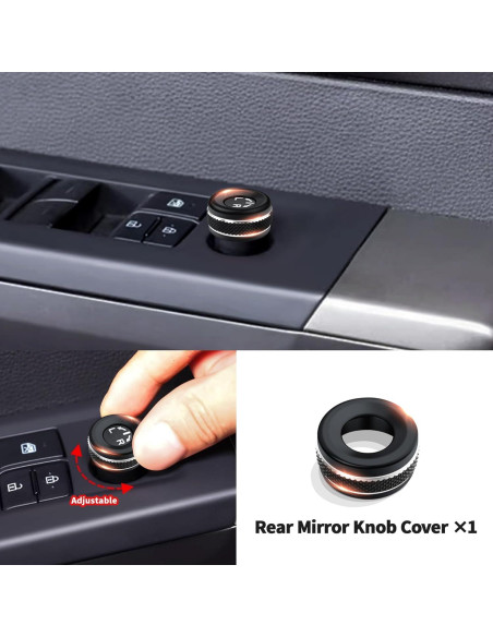 Cubiertas de Perilla Polodunn para Toyota Tundra y Sequoia 2022-2025