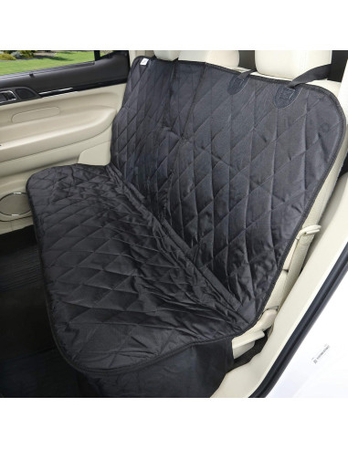 Cubierta de Asiento para Perros 4Knines Extra Grande Negra