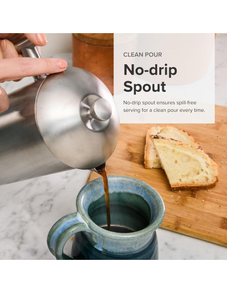 Prensa Francesa Frieling 500 ml Acero Inoxidable Doble Pared