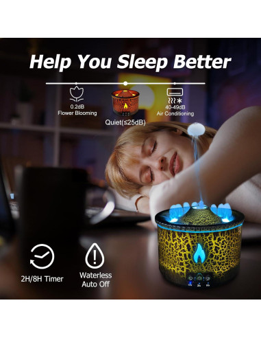 Difusor de Aceite Esencial Cechlicht 300ml con Control Remoto