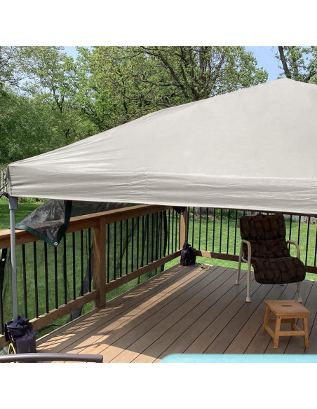 Techo de Carpa D&ONEHOS 10x10 Beige Impermeable 301x301 cm