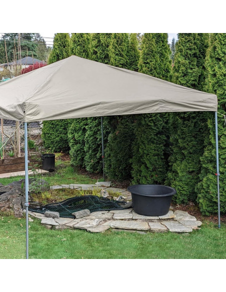Techo de Carpa D&ONEHOS 10x10 Beige Impermeable 301x301 cm