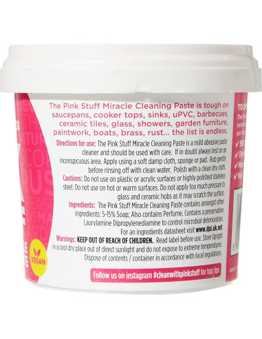 Pasta Limpiadora Multiusos La Pasta Rosa 850g Crema