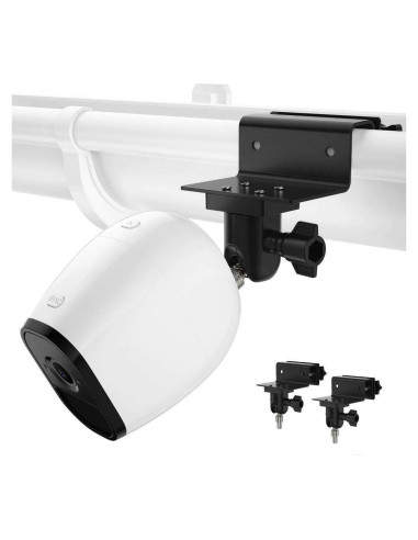 Soporte de canalón HOLACA para cámaras Arlo y eufyCam - 2 Paquetes