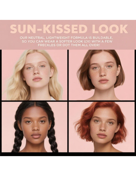 Sello de Pecas Falsas 2 en 1 Aaiffey - Delineador Líquido Negro