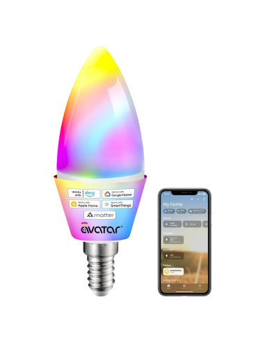 Bombilla Inteligente E12 Avatar Controls 5W RGBCW Matter
