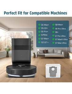 Paquete de 22 bolsas de polvo OOBILA 3.5L para Roborock 2