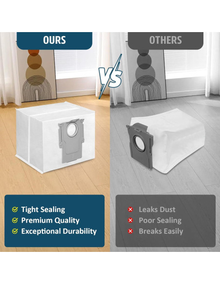 Paquete de 22 bolsas de polvo OOBILA 3.5L para Roborock