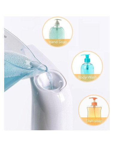 Dispensador de Jabón Automático KIAWON 414 ml Negro IPX6