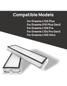 Filtro HEPA 4 Pack LEHANGOK para Aspiradora Dreame L10S 2