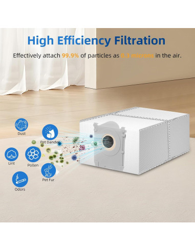 10 Bolsas de Reemplazo ECOVACS DEEBOT X8 PRO OMNI 4L