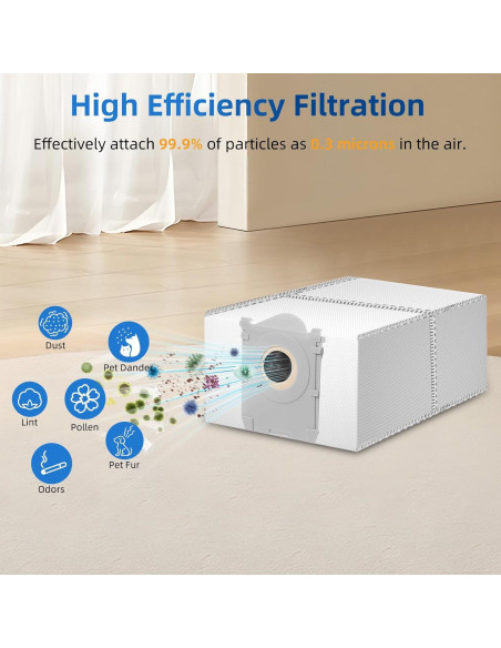 10 Bolsas de Reemplazo ECOVACS DEEBOT X8 PRO OMNI 4L