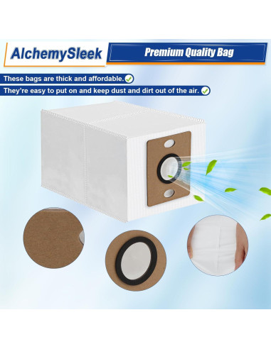 Bolsas de Polvo Reemplazo ILIFE A12 Pro A30 Pro V9 Pro - 6 Unidades