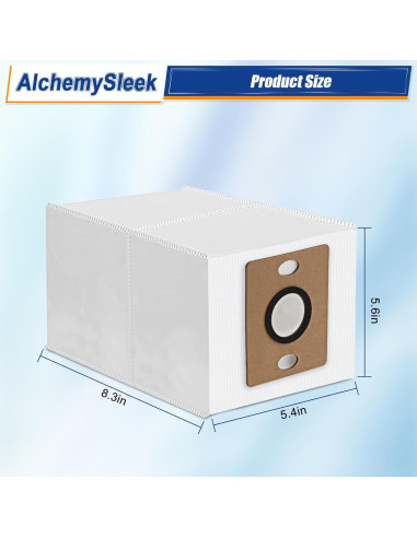 Bolsas de Polvo Reemplazo ILIFE A12 Pro A30 Pro V9 Pro - 6 Unidades