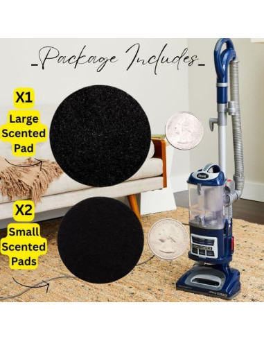 Almohadillas Aromatizantes VacuScents para Aspiradoras - Paquete de 3