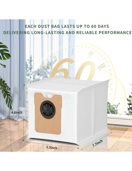 Paquete de 6 bolsas de repuesto HUKWIMO para Eufy Omni C10 C20