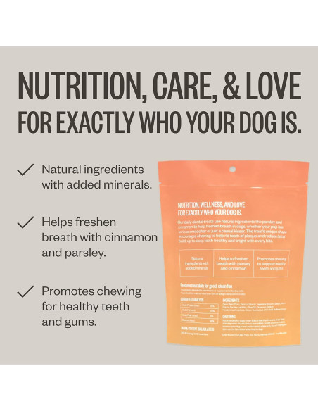 Ollie Dental Chews para Perros Extra Pequeños 340 g - Aliento Fresco