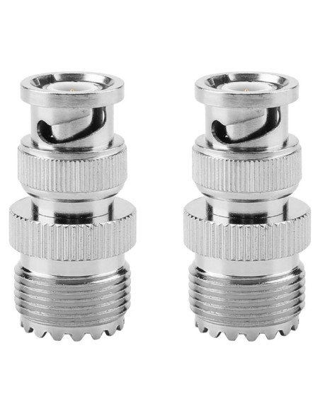 Adaptador Coaxial UHF Hembra a BNC Macho Odorkle 50 Ohm Adaptador Coaxial UHF Hembra a BNC Macho Odorkle 50 Ohm
