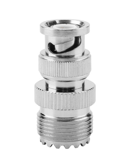 Adaptador Coaxial UHF Hembra a BNC Macho Odorkle 50 Ohm Adaptador Coaxial UHF Hembra a BNC Macho Odorkle 50 Ohm