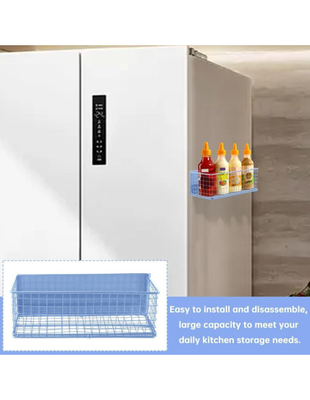 Estante Magnético Kakalote para Especias 25x10x8cm Azul