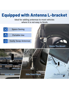 Conector NMO a PL259 con soporte en L Anina 16 mm 2