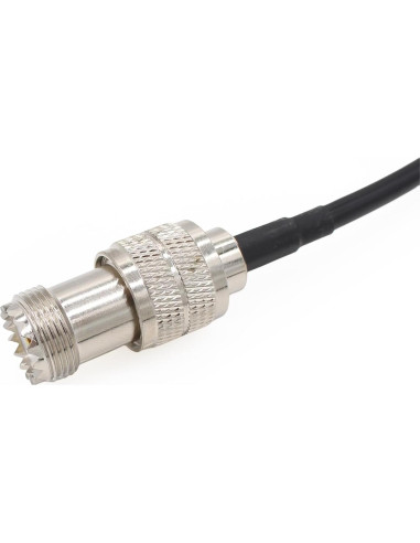 Cable Coaxial RG58 PL259 UHF Macho a Macho 30.48 cm