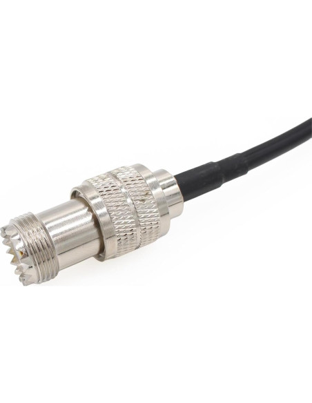Cable Coaxial RG58 PL259 UHF Macho a Macho 30.48 cm