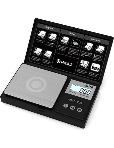 Báscula Digital de Bolsillo MAXUS ELITE 500g x 0.01g LCD