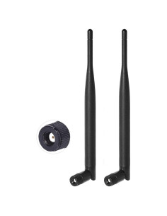 Antena Doble Banda WiFi Bingfu 6dBi RP-SMA Macho Paquete de 2