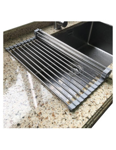 Estante de Secado de Platos Tomorotec Acero Inoxidable 44.9x29.2cm