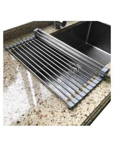 Estante de Secado de Platos Tomorotec Acero Inoxidable 44.9x29.2cm