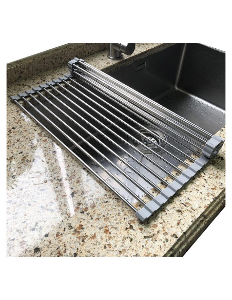 Estante de Secado de Platos Tomorotec Acero Inoxidable 44.9x29.2cm