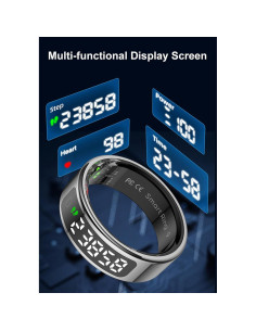 Anillo Inteligente cnBro para Hombres Monitoreo Salud IP68 2