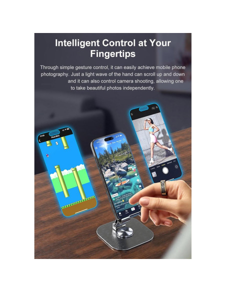 Anillo Inteligente cnBro para Hombres Monitoreo Salud IP68