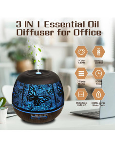 Difusor de Aceite Esencial Vinfucher 400ml con Control Remoto 2