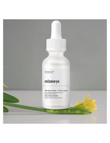 Suero Facial Niacinamida 10% + Zinc 1% MIZEEYE 80g