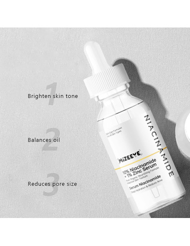 Suero Facial Niacinamida 10% + Zinc 1% MIZEEYE 80g