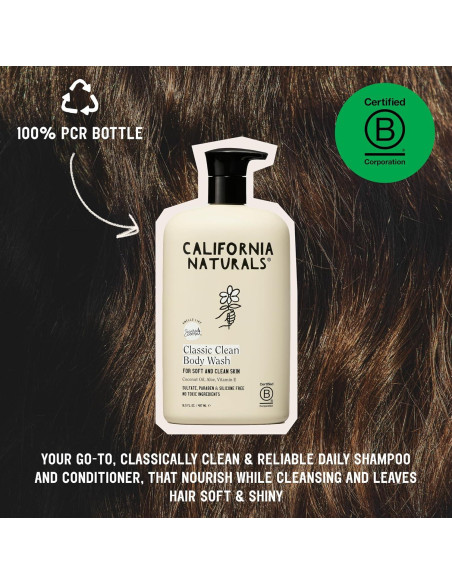 Gel de Ducha California Naturals Coco 489.2 ml Vegano Hidratante