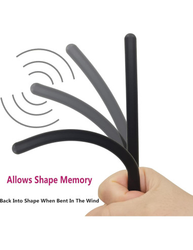 Antena de goma corta para Scion xA/tC/iQ 2004-2016 - Reemplazo AM/FM