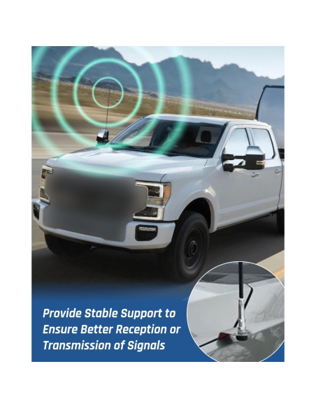 Soporte Base Antena Radio Ford F-250 F-350 2017-2022